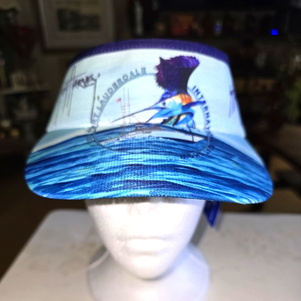 Guy Harvey Hat, Guy Harvey visor, brand new with tags fishing outdoor hat.